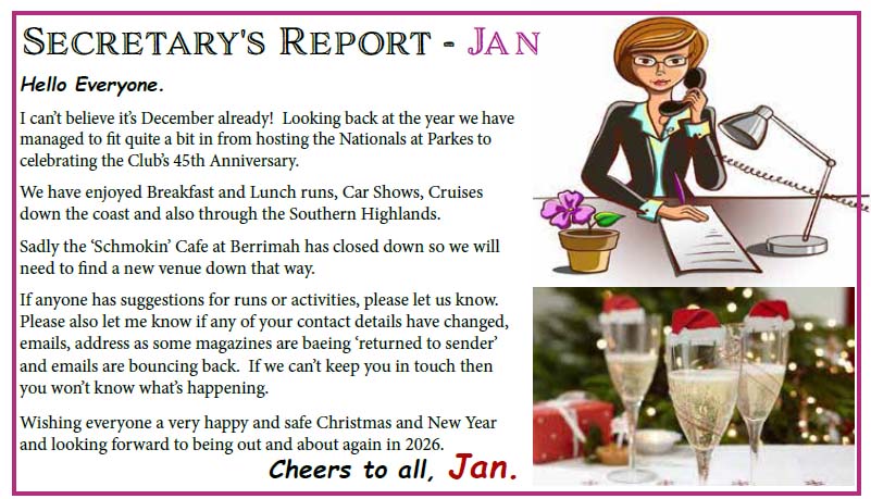 secretary report august 2022