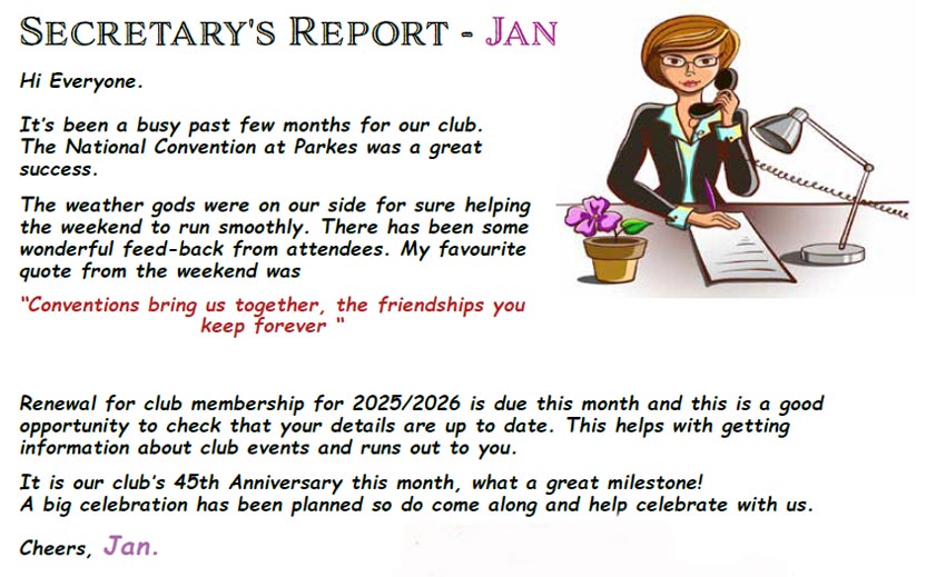 secretary report august 2022